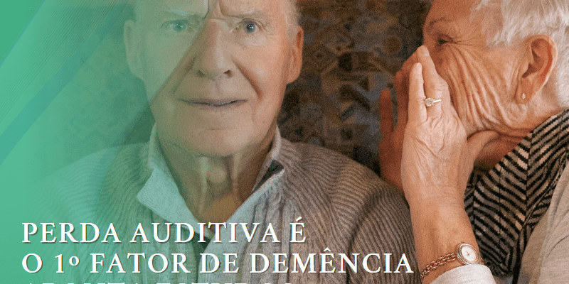 Perda auditiva é o 1° fator de demência aponta estudo.
